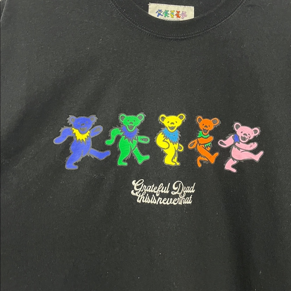 Thisisneverthat x Grateful Dead Dancing Bears Graphic Unisex Tee XL - Picture 2 of 5